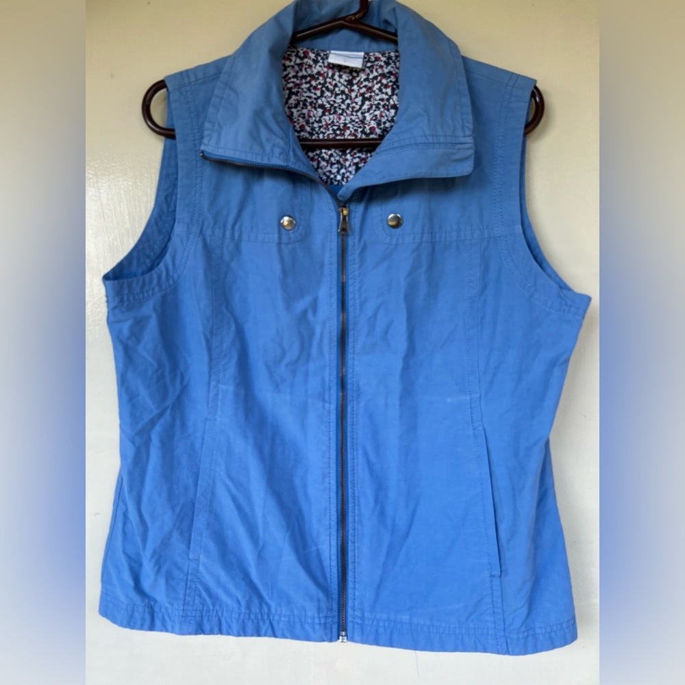 Columbia Light Blue Women's Vest Size L